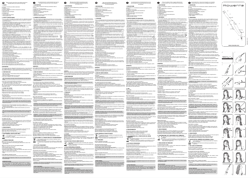 Página 1 del manual Manual de usuario Rowenta CF6510 Curl Activ