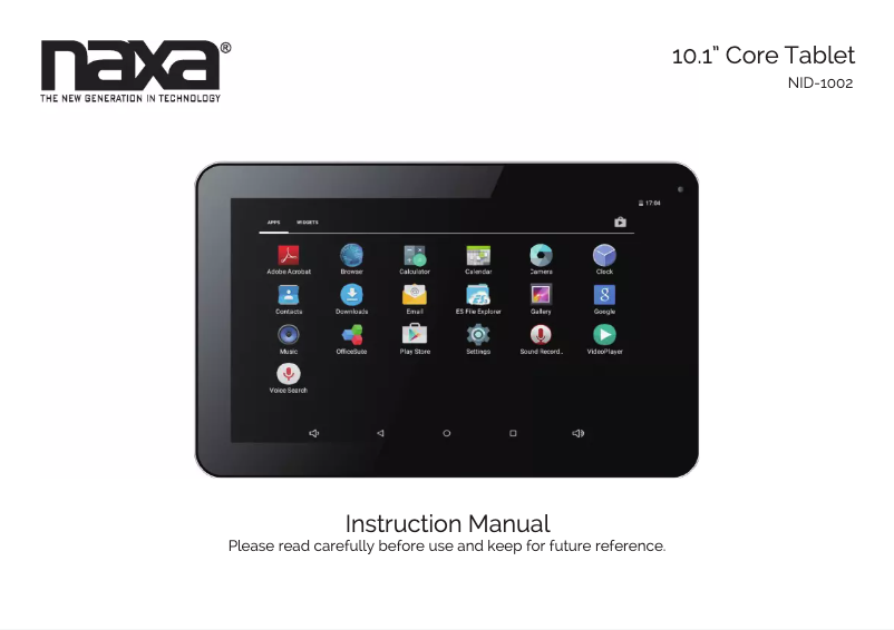 Página 1 del manual Manual de usuario Naxa NID-1002