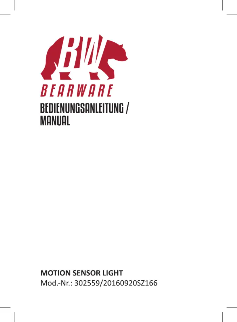 Página 1 del manual Manual de usuario Bearware 302559