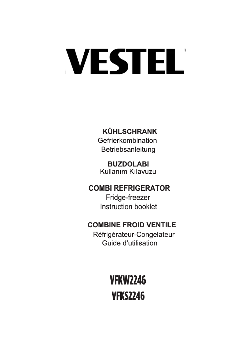 Página 1 del manual Manual de usuario Vestel VFKS2246