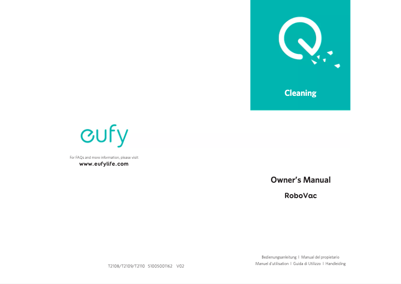 Página 1 del manual Manual de usuario Eufy RoboVac 12