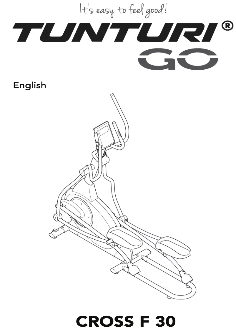 Página nº 1 - Manual de usuario Tunturi Go F 30
