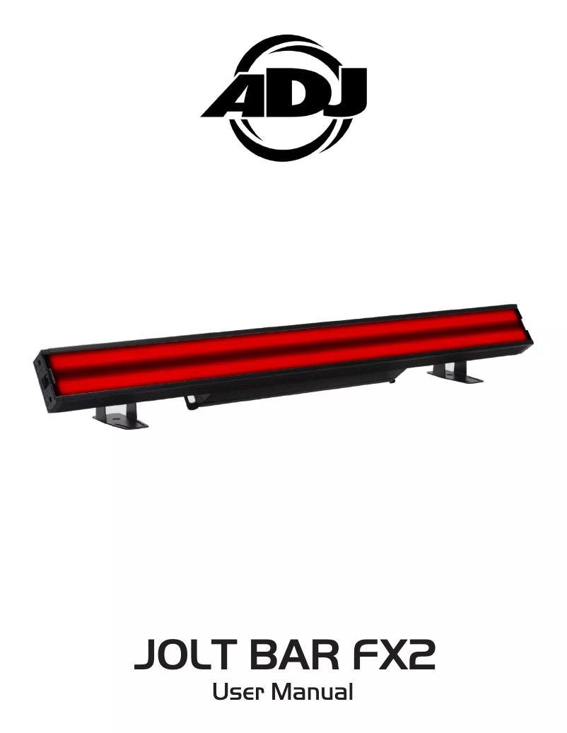 Imagen de la primera página del manual del dispositivo Jolt Bar FX2