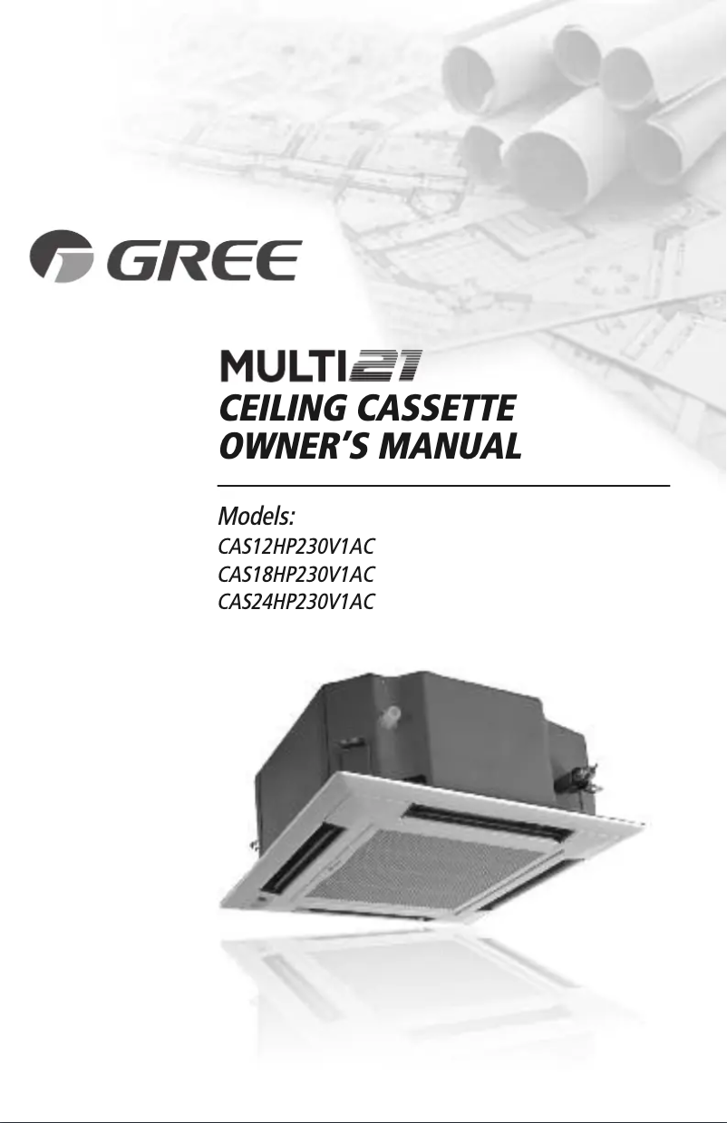 Imagen de la primera página del manual del dispositivo CAS18HP230V1AC