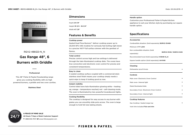 Imagen de la primera página del manual del dispositivo RGV2486GDNN