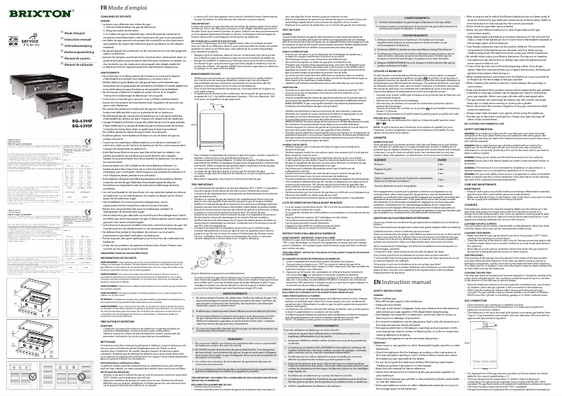 Página 1 del manual Manual de usuario Brixton BQ-6394F