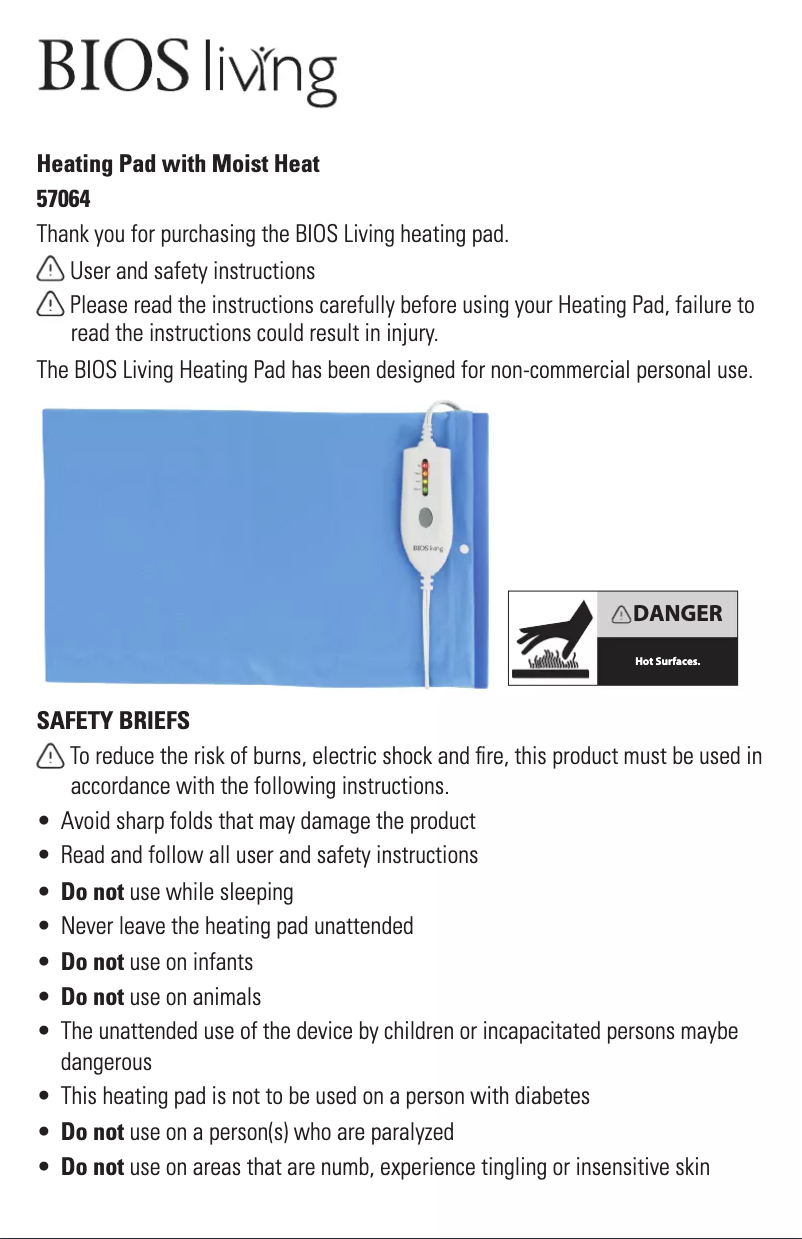 Página 1 del manual Manual de usuario BIOS Medical 57064