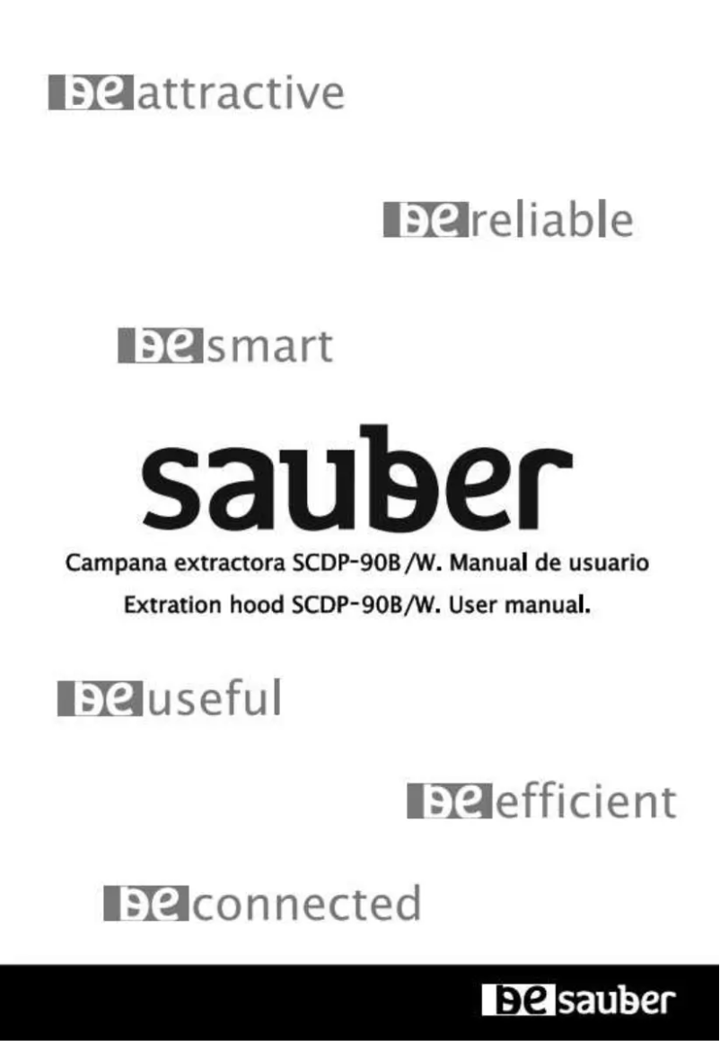 Página 1 del manual Manual de usuario Sauber SCDP90W