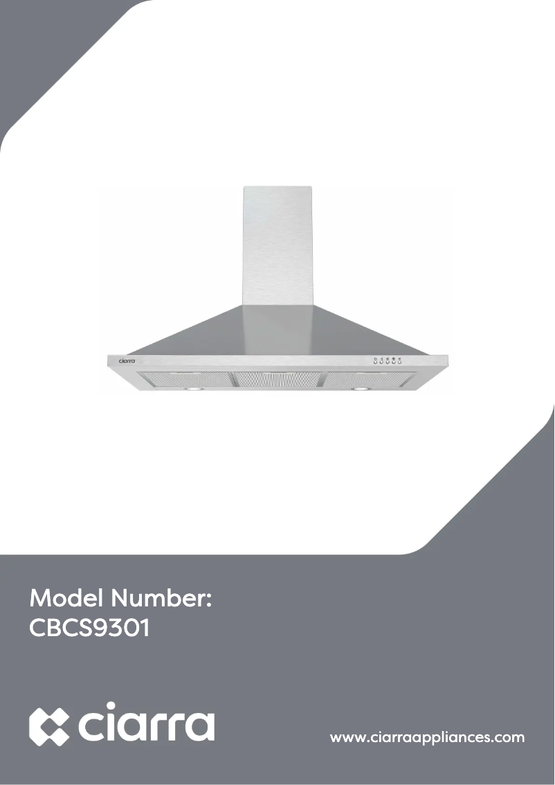 Imagen de la primera página del manual del dispositivo CBCS9301
