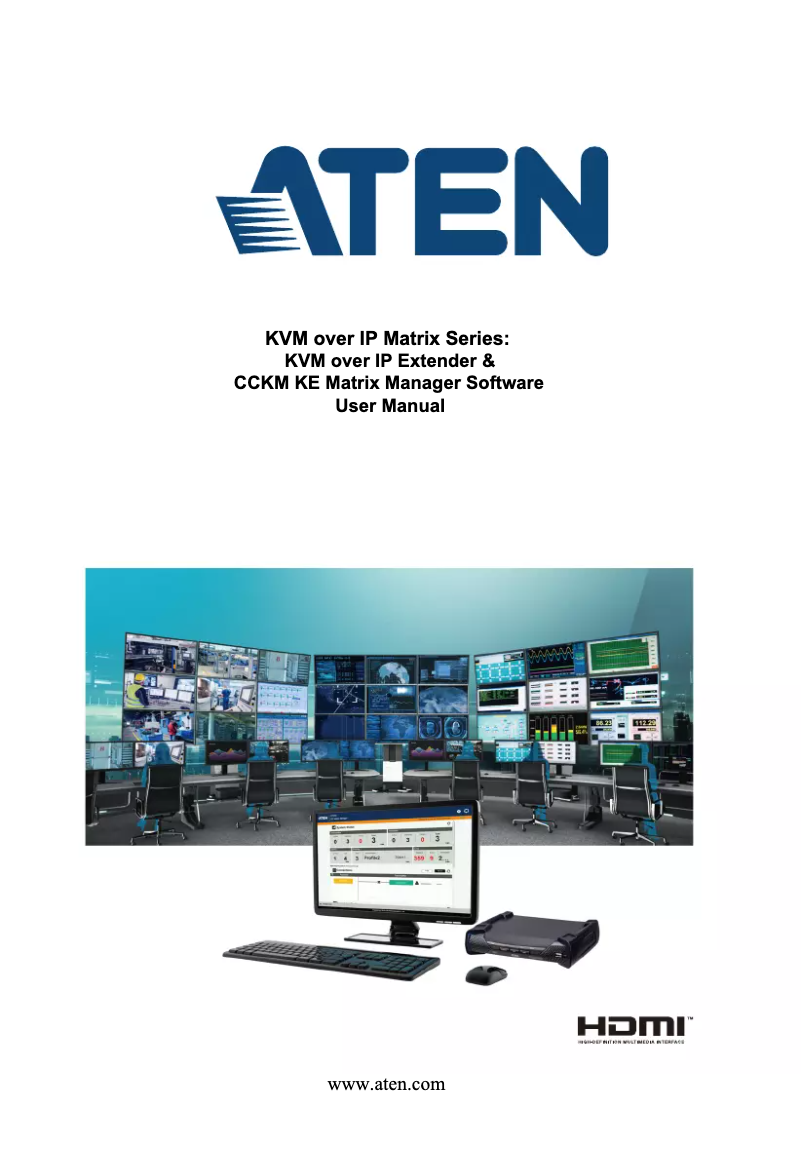 Imagen de la primera página del manual del dispositivo KE8952R-AX