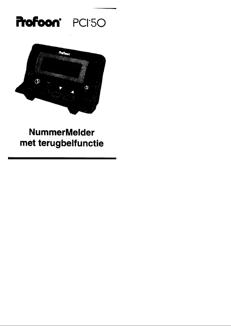Imagen de la primera página del manual del dispositivo PCI50
