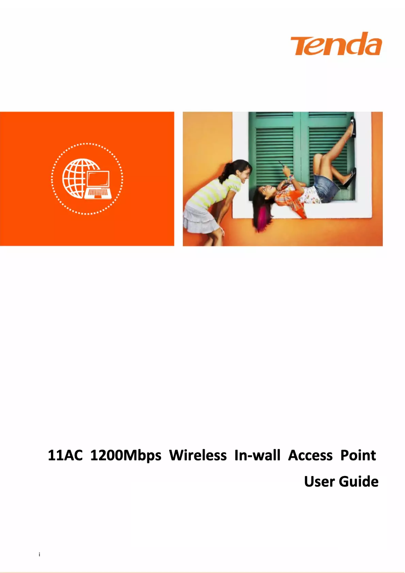 Página 1 del manual Manual de instrucciones Tenda W9