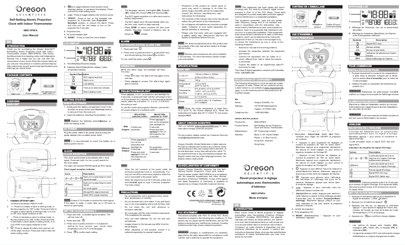 Imagen de la primera página del manual del dispositivo RM313PNA