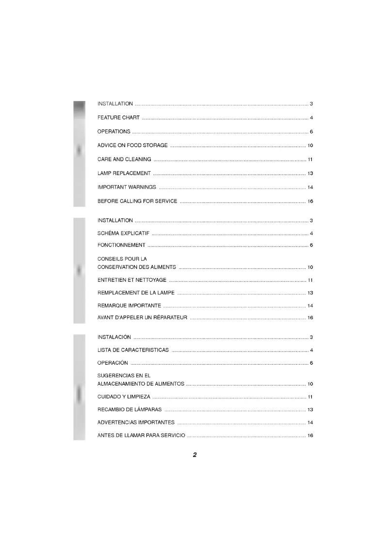 Imagen de la primera página del manual del dispositivo GR-392CF