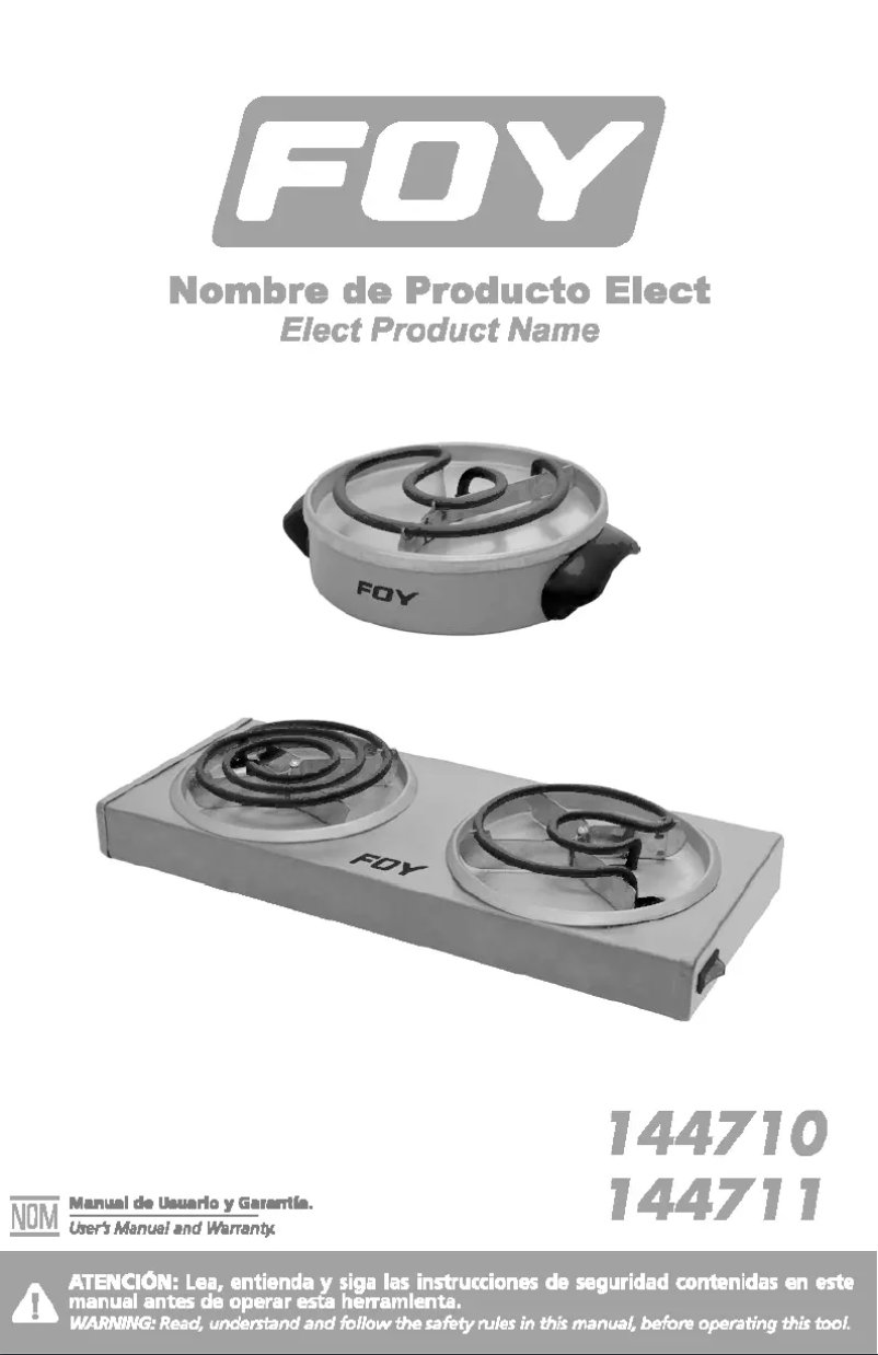 Imagen de la primera página del manual del dispositivo 144710