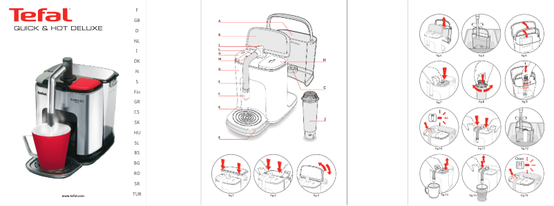 Imagen de la primera página del manual del dispositivo Quick & Hot Deluxe BR3088