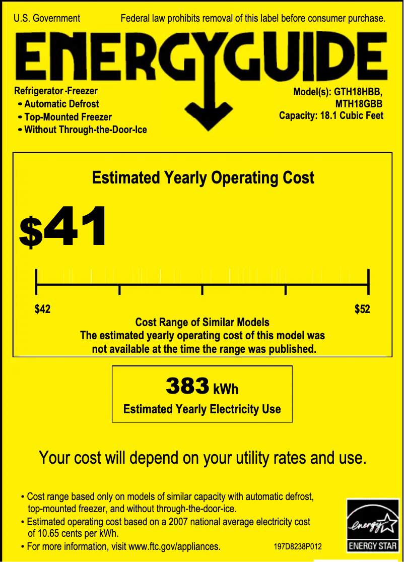 Imagen de la primera página del manual del dispositivo GTH18HBBCC