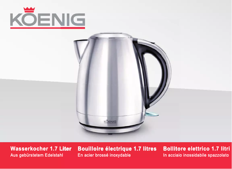 Página 1 del manual Manual de usuario Koenig B02136