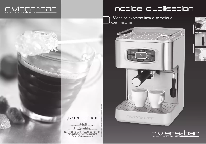 Imagen de la primera página del manual del dispositivo CE 420 A