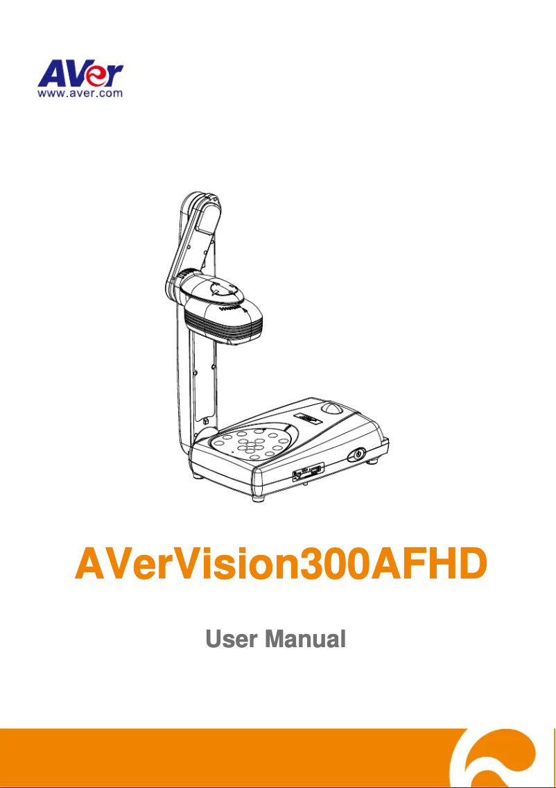 Página 1 del manual Manual de usuario AVer Vision 300AFHD