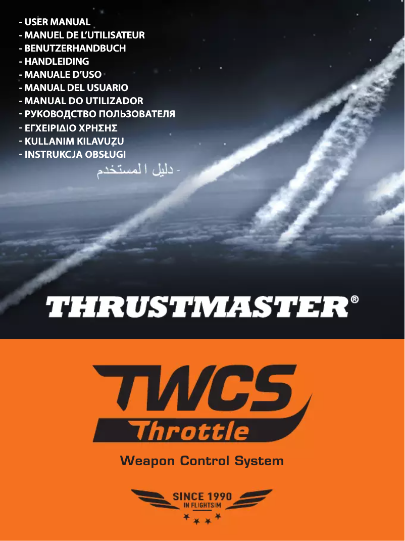 Página nº 1 - Manual de usuario Thrustmaster TWCS