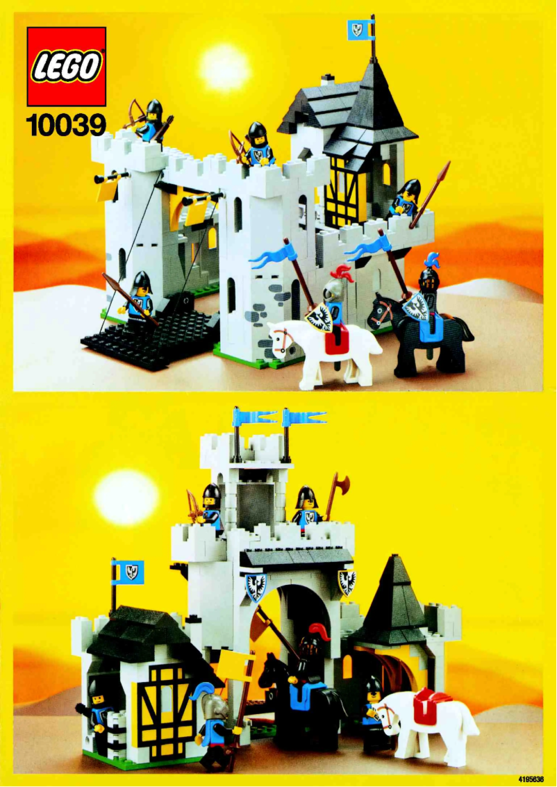 Página 1 del manual Manual de usuario Lego Castle 10039