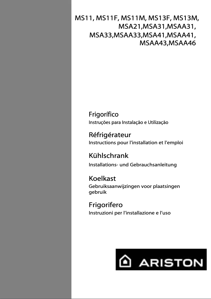 Imagen de la primera página del manual del dispositivo MSAA33