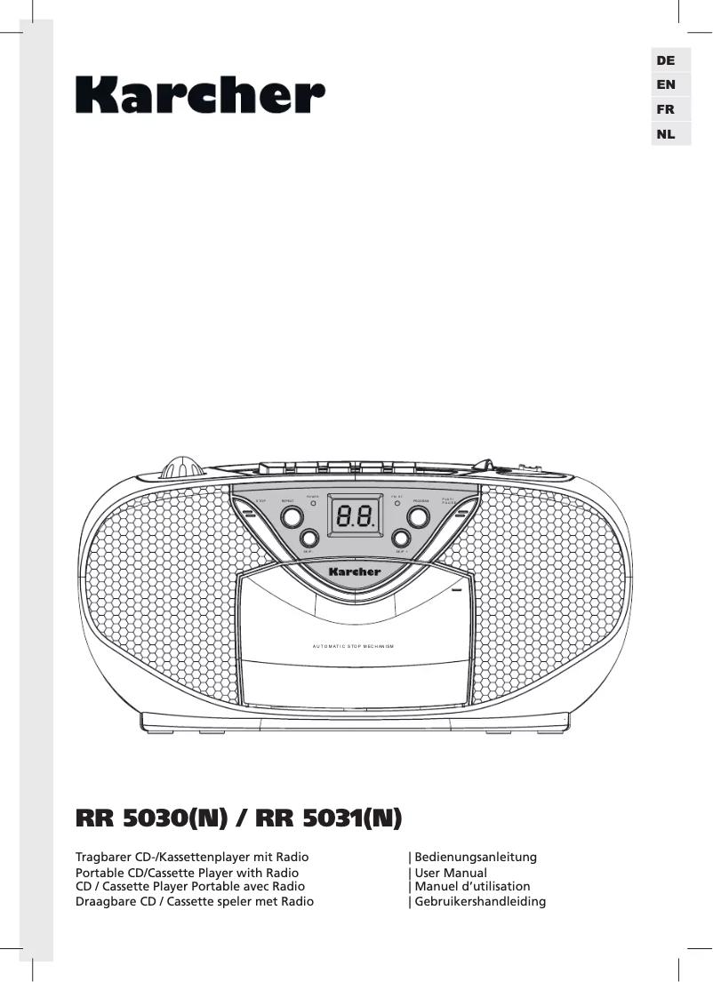 Imagen de la primera página del manual del dispositivo RR 5030