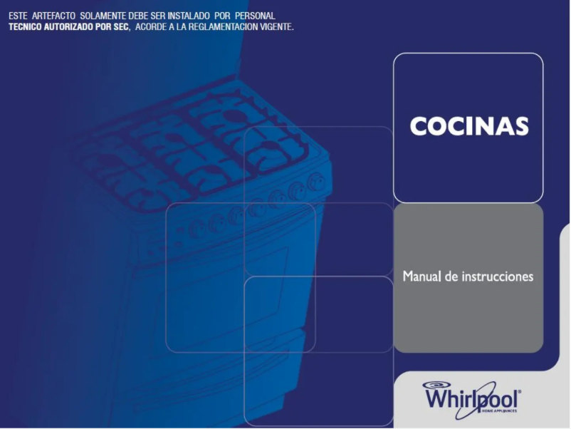 Página 1 del manual Manual de usuario Whirlpool WST603AIX