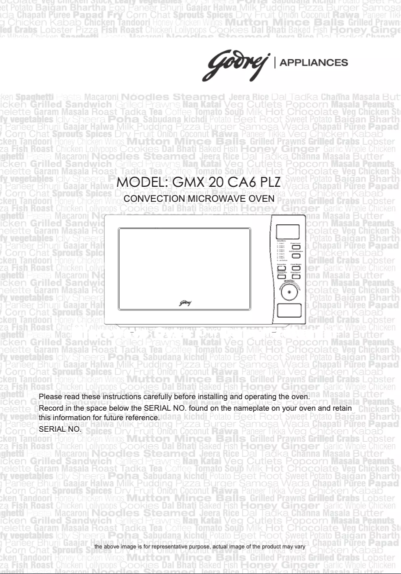 Imagen de la primera página del manual del dispositivo GMX 20CA6 PLZ