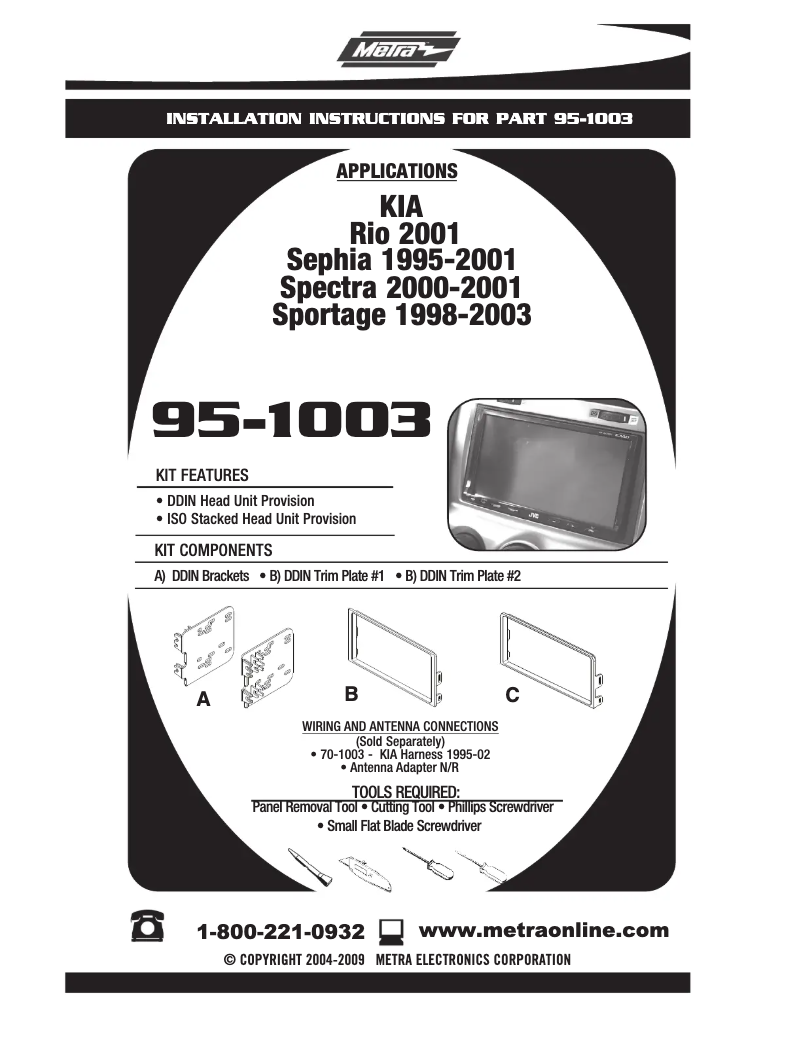 Imagen de la primera página del manual del dispositivo 95-1003