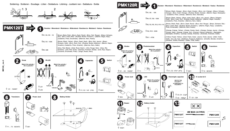 Página 1 del manual Manual de usuario Velleman MK120