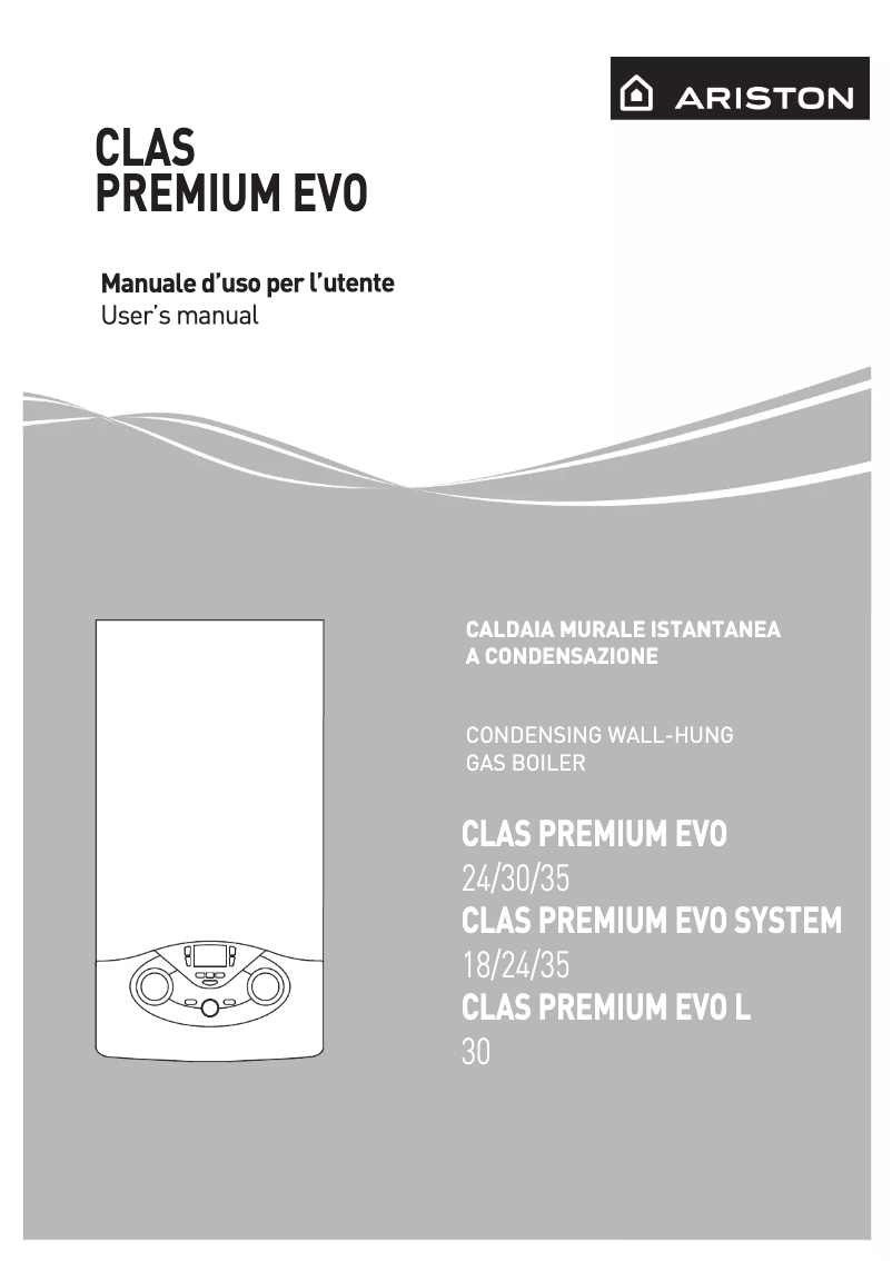 Imagen de la primera página del manual del dispositivo Premium Evo 35