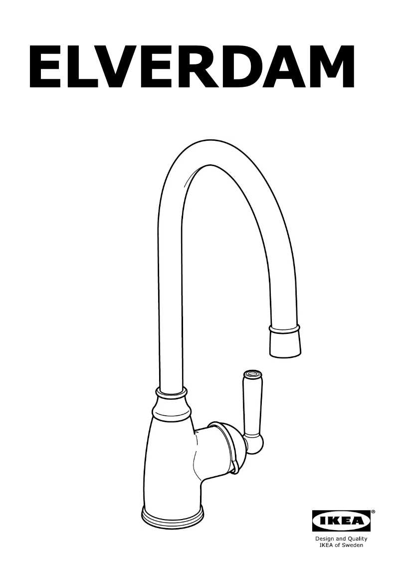 Página 1 del manual Manual de usuario Ikea ELVERDAM