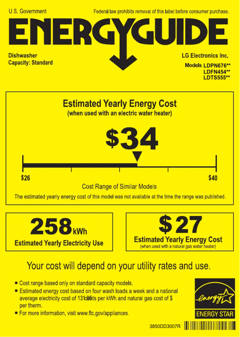 Imagen de la primera página del manual del dispositivo LDTS5552D