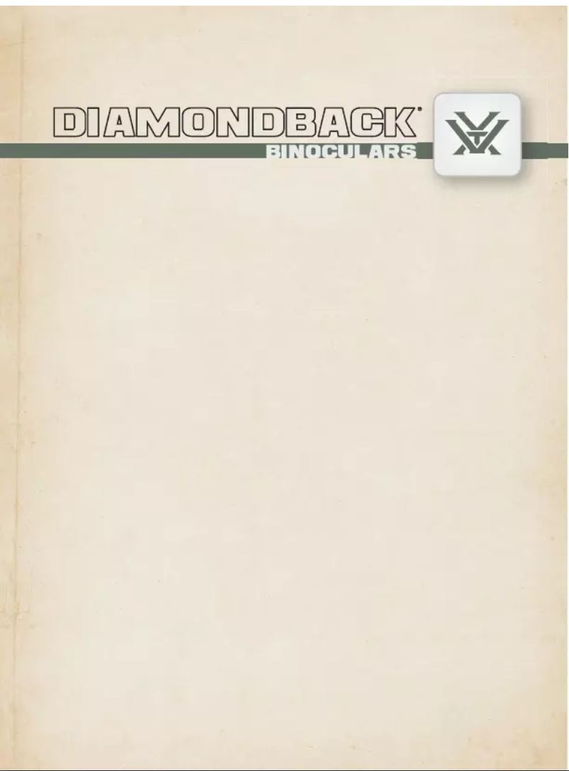 Imagen de la primera página del manual del dispositivo Diamondback 10x42