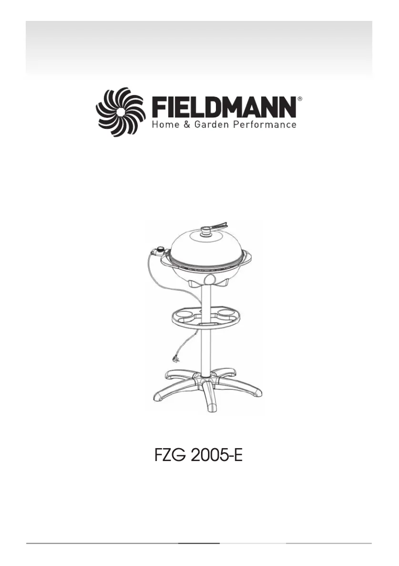 Imagen de la primera página del manual del dispositivo FZG 2005-E