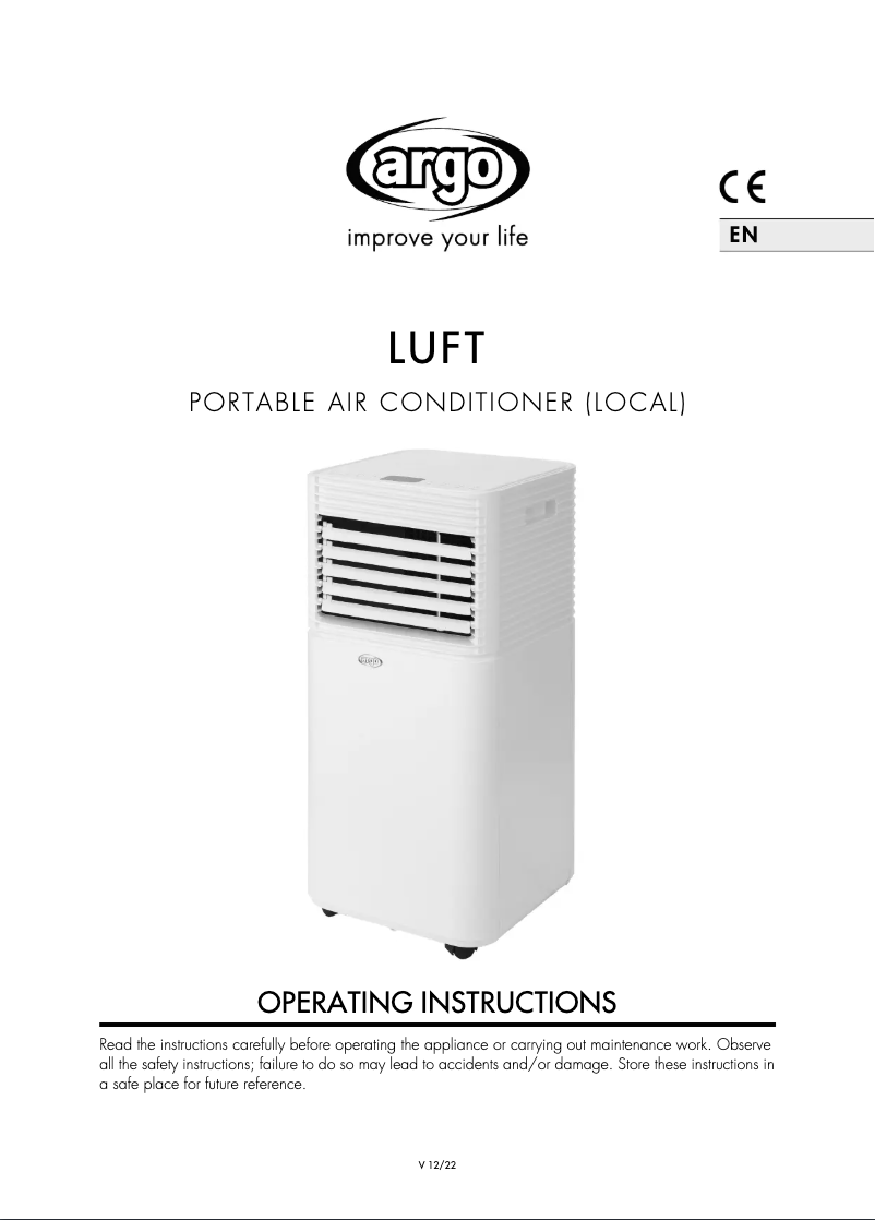 Imagen de la primera página del manual del dispositivo LUFT