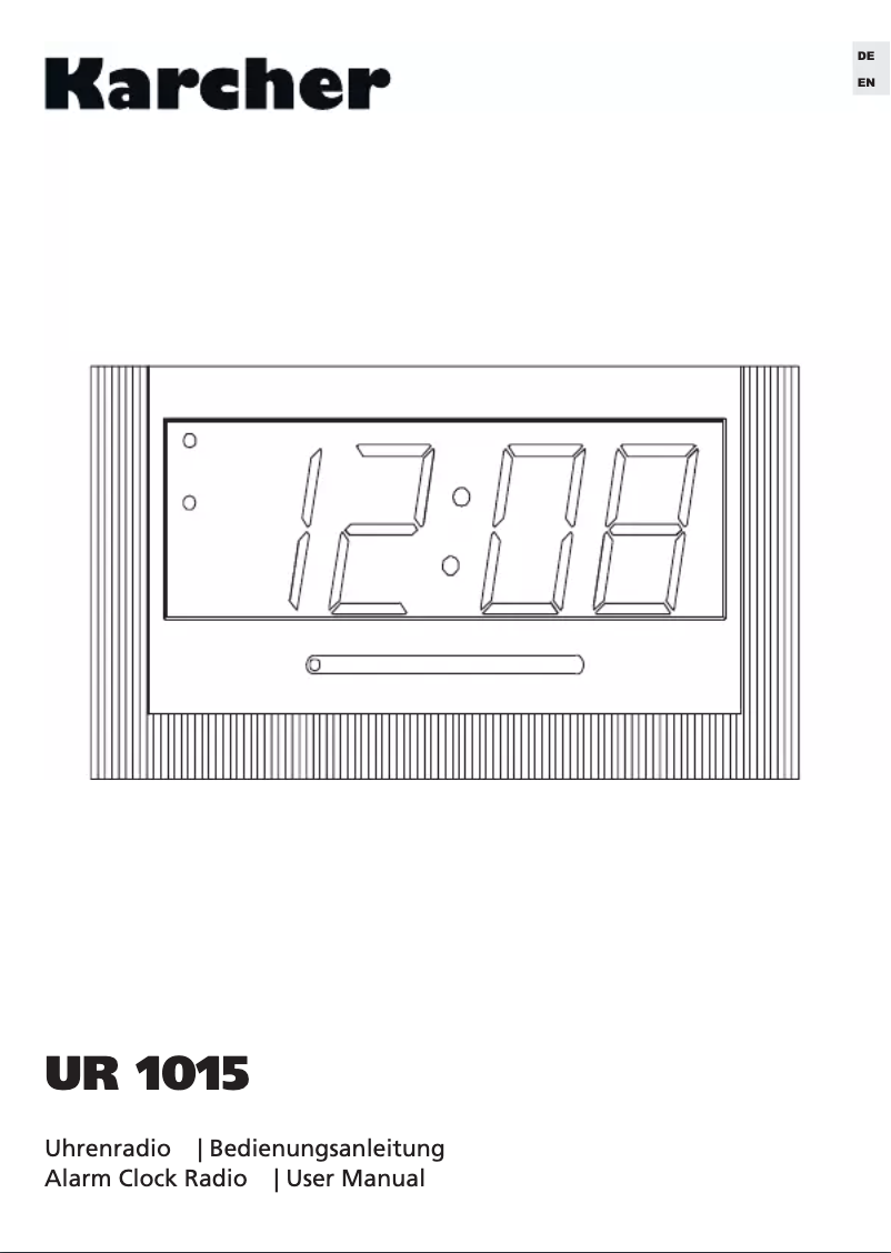 Imagen de la primera página del manual del dispositivo UR 1015