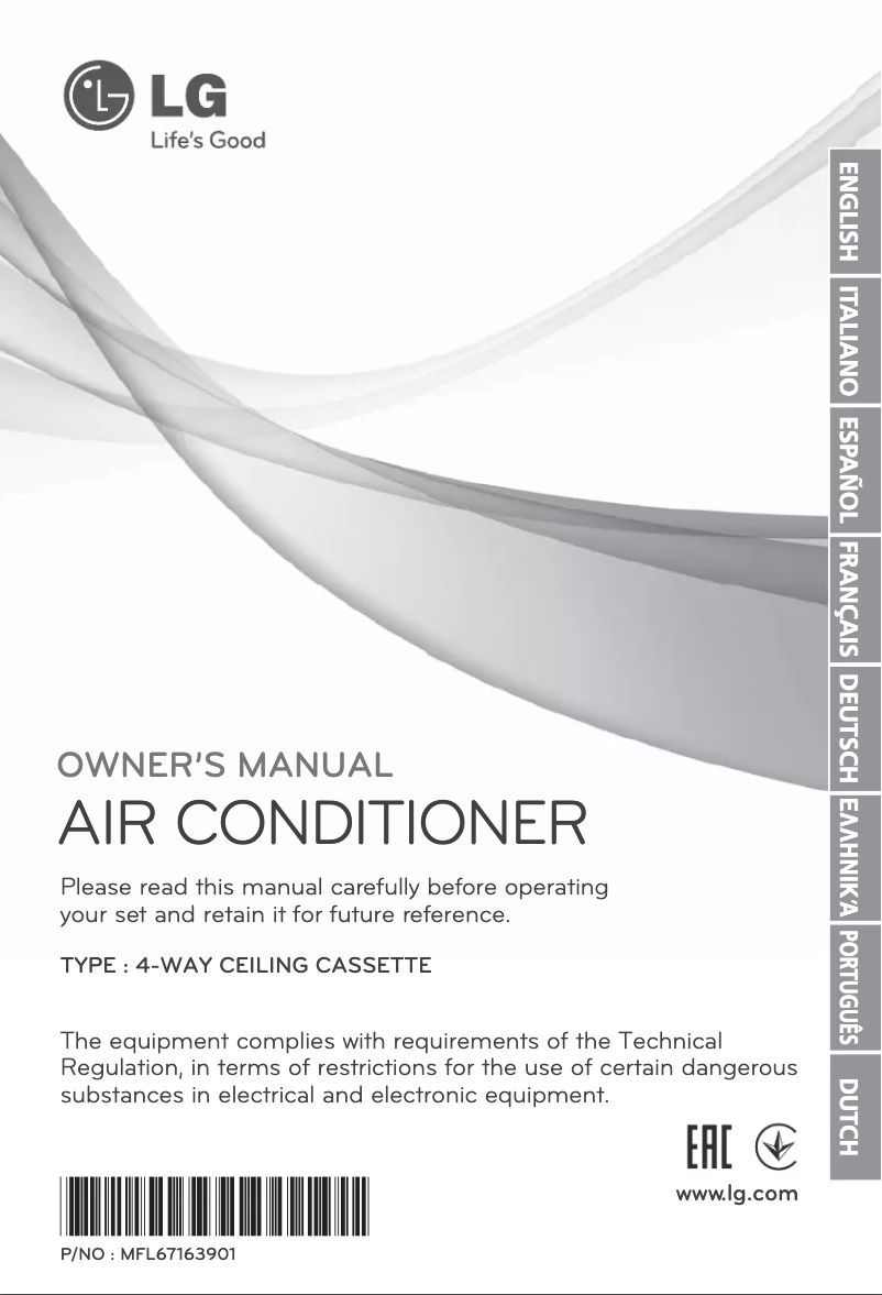 Página 1 del manual Manual de usuario LG ATNH12GRLED