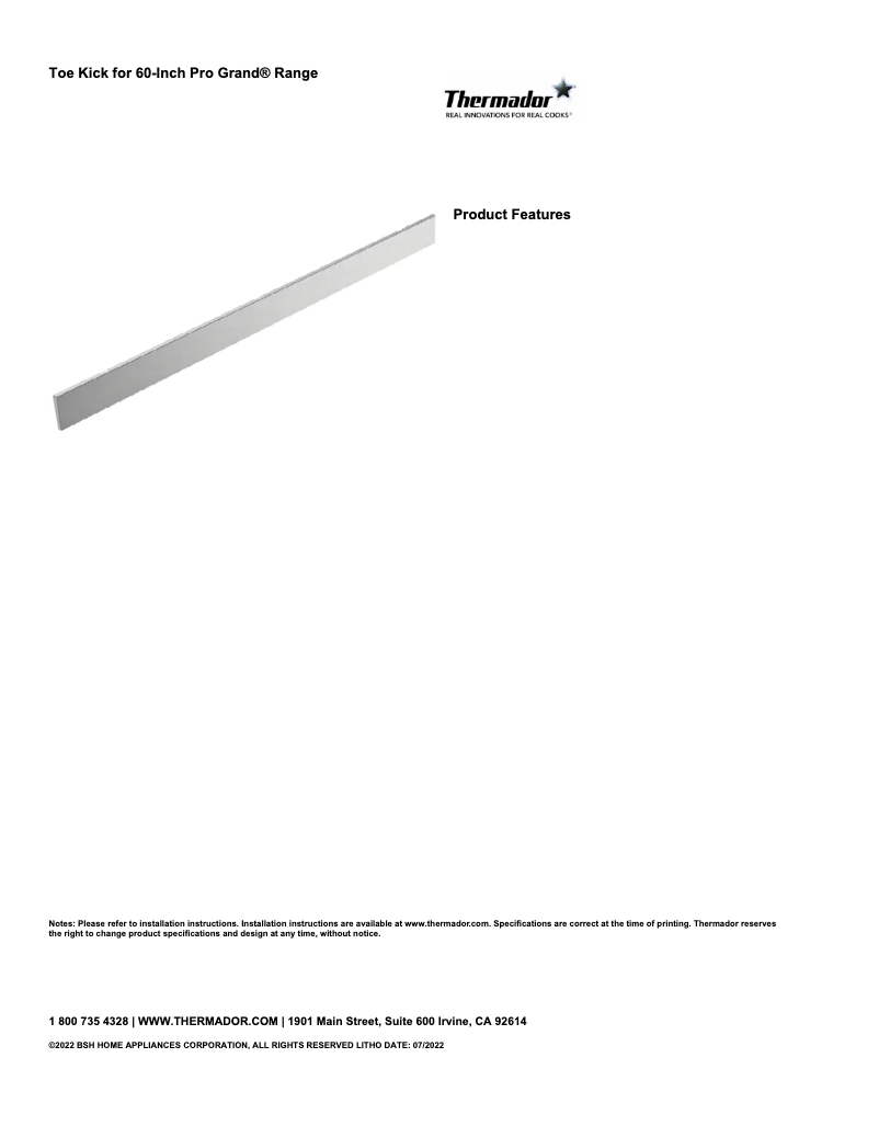 Imagen de la primera página del manual del dispositivo PA60WTKG