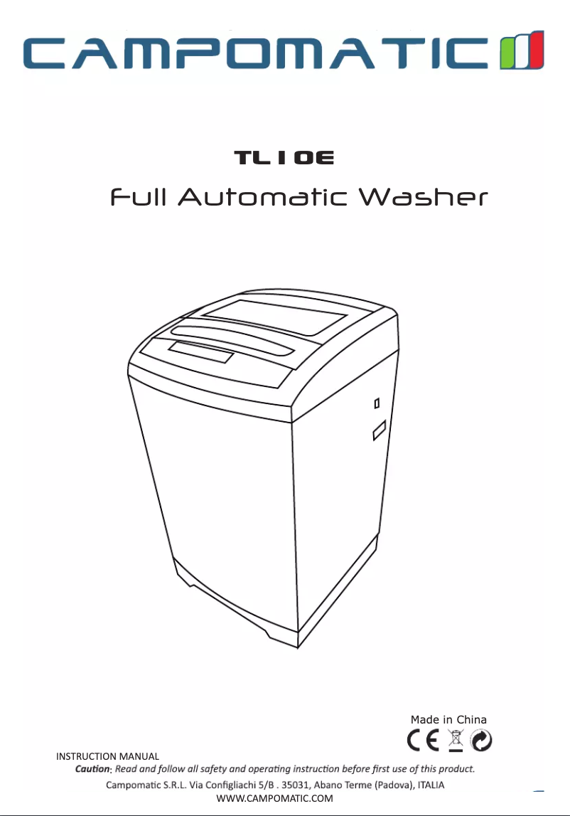 Página 1 del manual Manual de usuario Campomatic TL10E