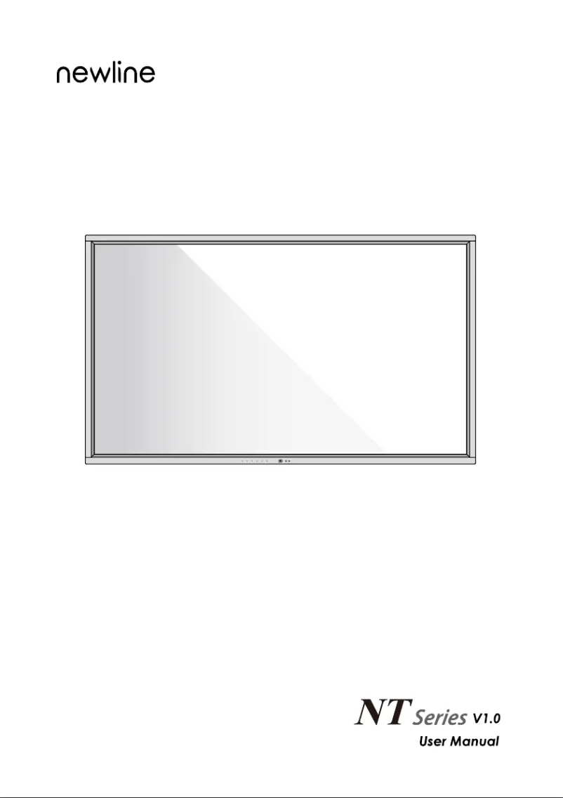 Página 1 del manual Manual de usuario Newline TT-9823NT-PLUS