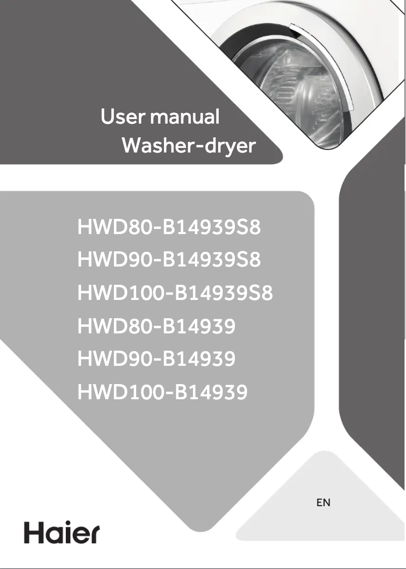 Imagen de la primera página del manual del dispositivo HWD100-B14939S