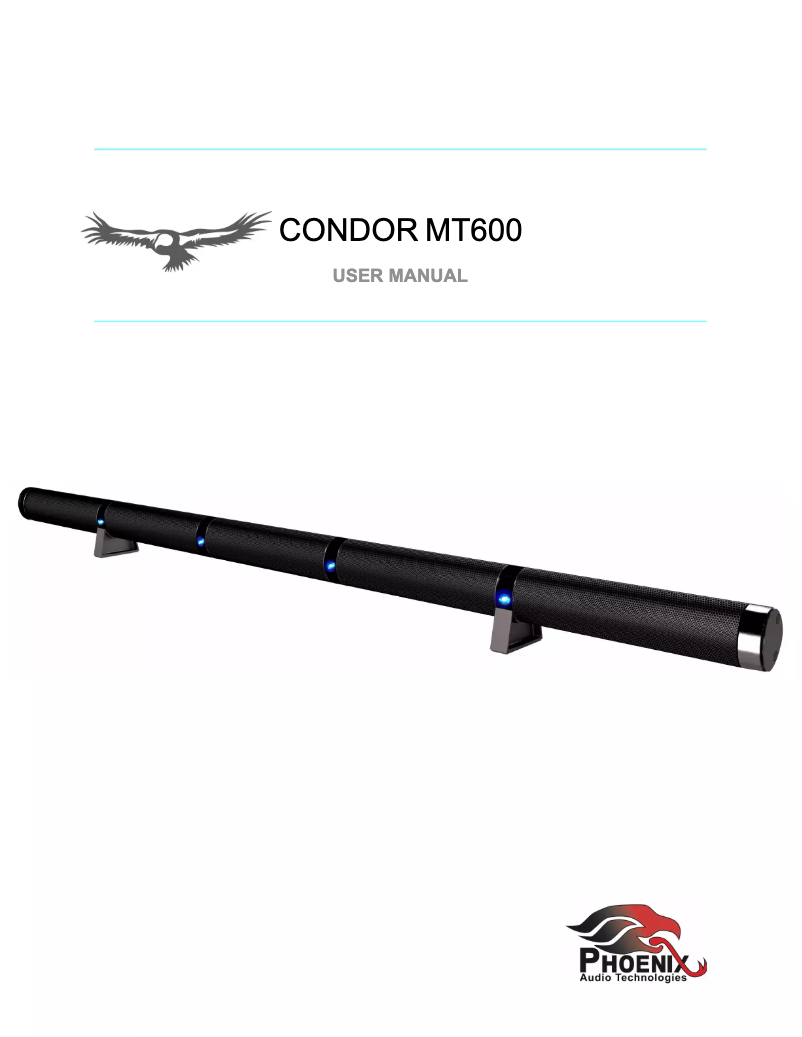 Imagen de la primera página del manual del dispositivo Condor MT600