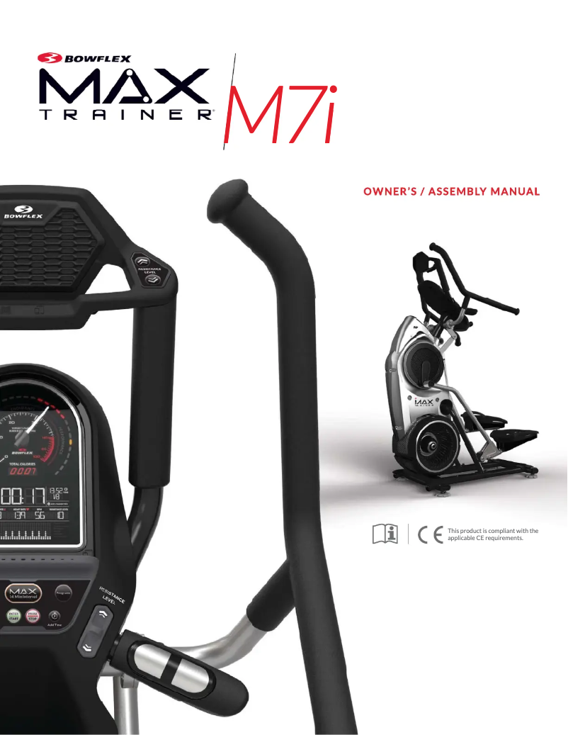 Imagen de la primera página del manual del dispositivo Max Trainer M7