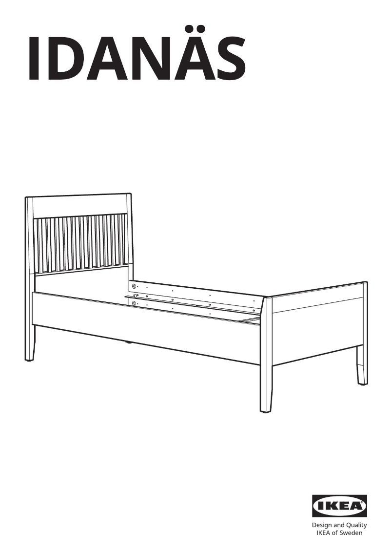 Página 1 del manual Manual de usuario Ikea IDANÄS 804.596.50