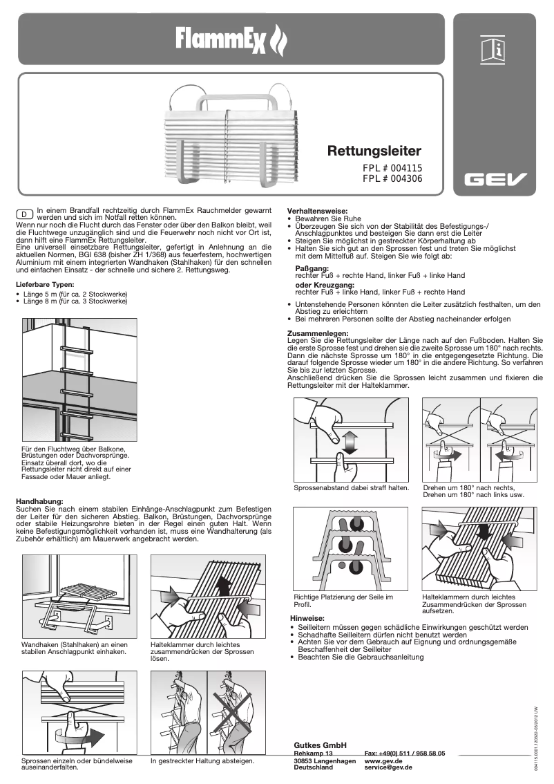 Página 1 del manual Manual de usuario GEV FPL 4115