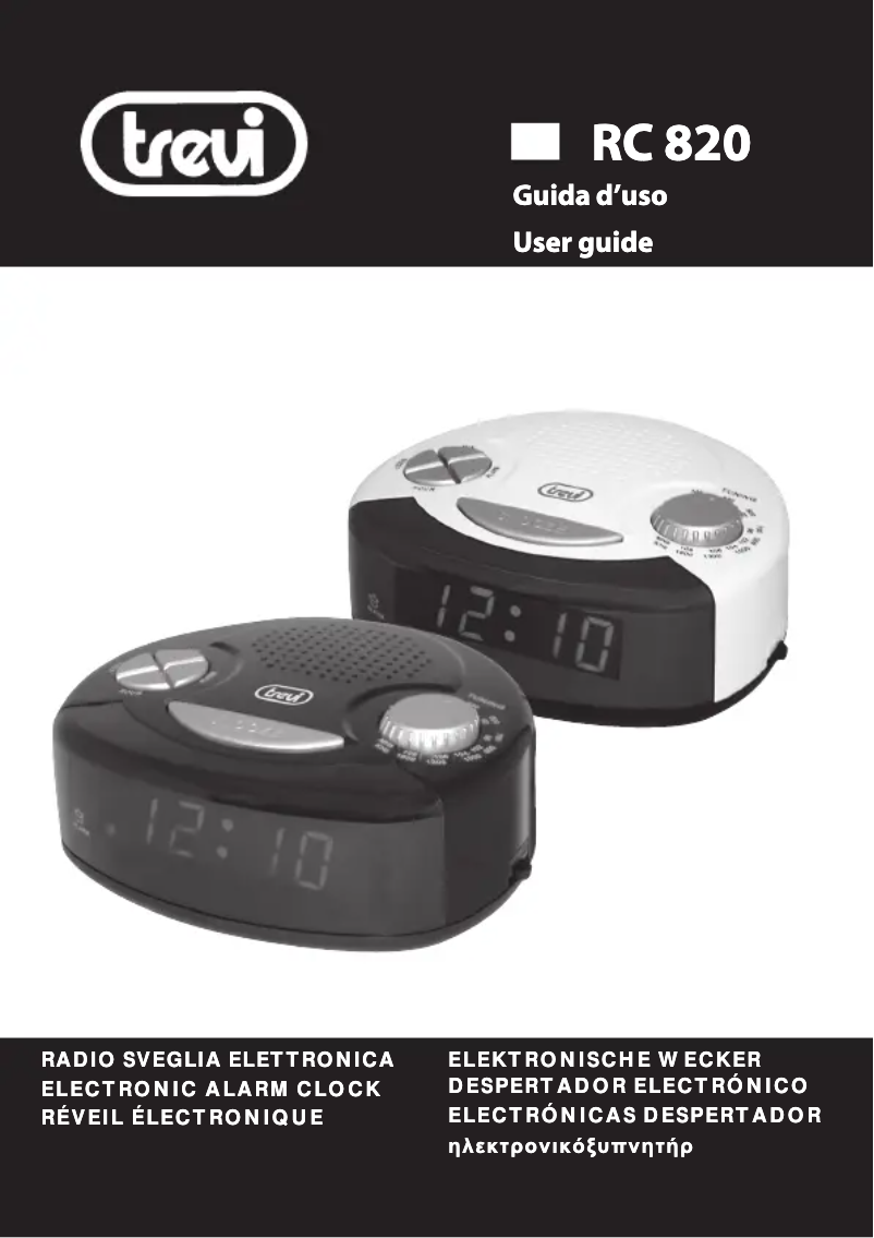 Imagen de la primera página del manual del dispositivo RC 820