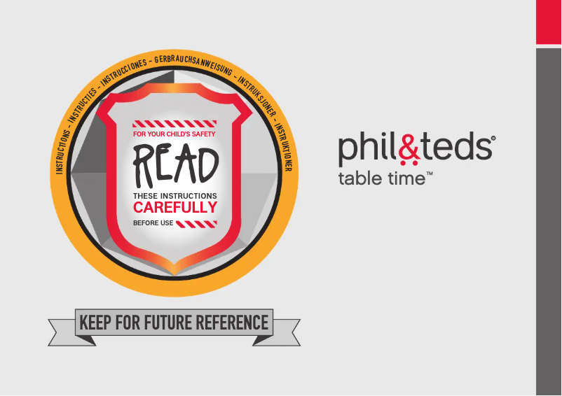 Imagen de la primera página del manual del dispositivo table time